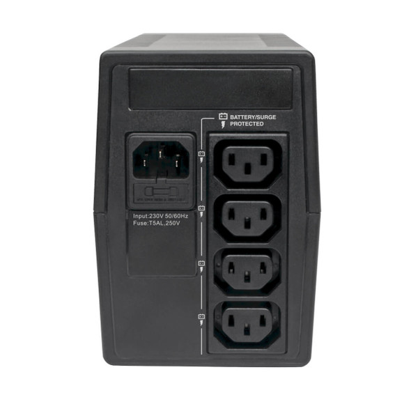 Tripp Lite OMNIVSX650 Line Interactive UPS, C13 Outlets (4) - 230V, 650VA, 360W, Ultra-Compact Design OMNIVSX650 037332217943