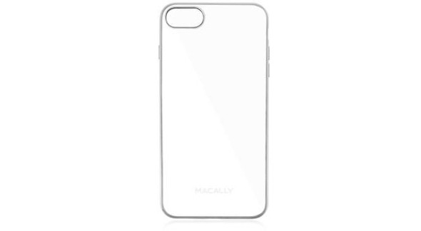 Macally LUXRP7MS mobile phone case 11.9 cm (4.7") Cover Silver, Transparent LUXRP7MS 701107496542
