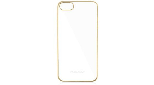 Macally LUXRP7MGO mobile phone case 11.9 cm (4.7") Cover Gold, Transparent LUXRP7MGO 701107496528