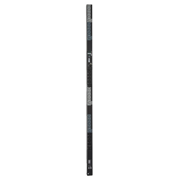 Tripp Lite PDU3XVSR6G20 11.5kW 3-Phase Switched PDU, 208-240V Outlets (24 C13, 6 C19), IEC309 16/20A Red, 360-415V Input, 0U, TAA PDU3XVSR6G20 037332180254