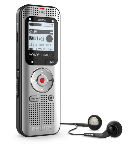 Philips VoiceTracer Aluminium, Black DVT2010 0855971006755