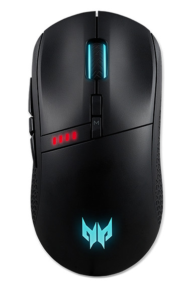 Acer Predator Cestus 350 mouse Ambidextrous RF Wireless+USB Type-C Optical 16000 DPI GP.MCE11.00Q