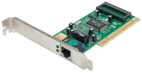Intellinet Gigabit PCI Network Card, 32-bit 10/100/1000 Mbps Ethernet LAN, RJ45, PCI Card 522328 766623522328