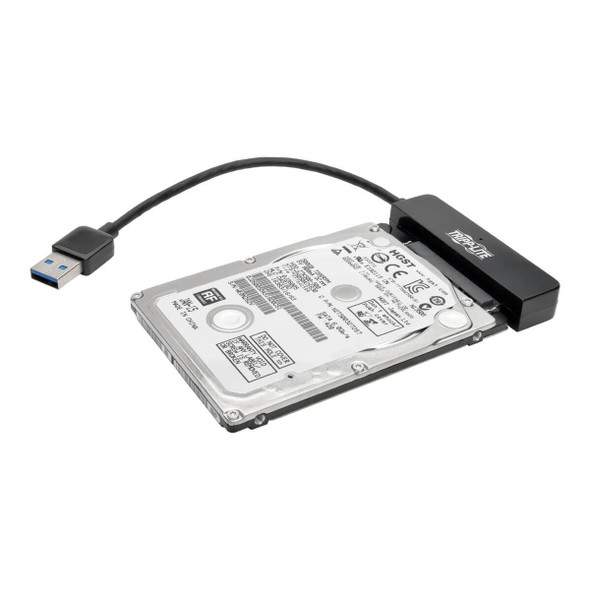Tripp Lite U338-06N-SATA-B USB 3.0 SuperSpeed to SATA III Adapter Cable with UASP, 2.5 in. SATA Hard Drives, Black U338-06N-SATA-B 037332199287