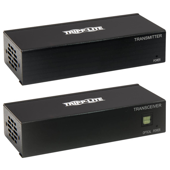 Tripp Lite B127A-111-BDTD DisplayPort over Cat6 Extender Kit, Transmitter and Receiver with Repeater, 4K, 4:4:4, PoC, 230 ft. (70.1 m), TAA B127A-111-BDTD 037332263964