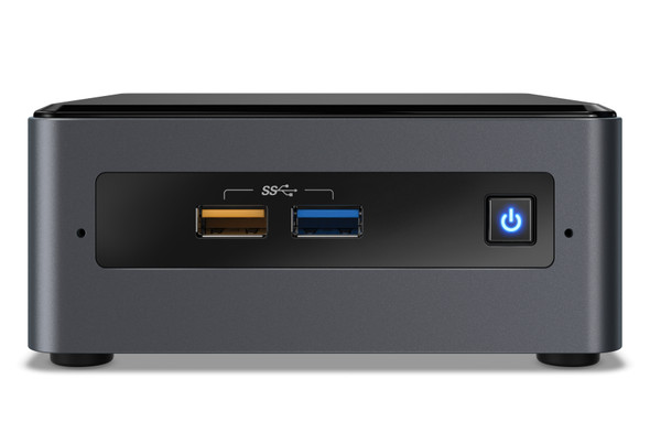 Intel NUC 7 Essential J4005 UCFF Intel Celeron J 4 GB DDR4-SDRAM 64 GB eMMC Windows 10 Mini PC Black BOXNUC7CJYSAMN2 735858483995