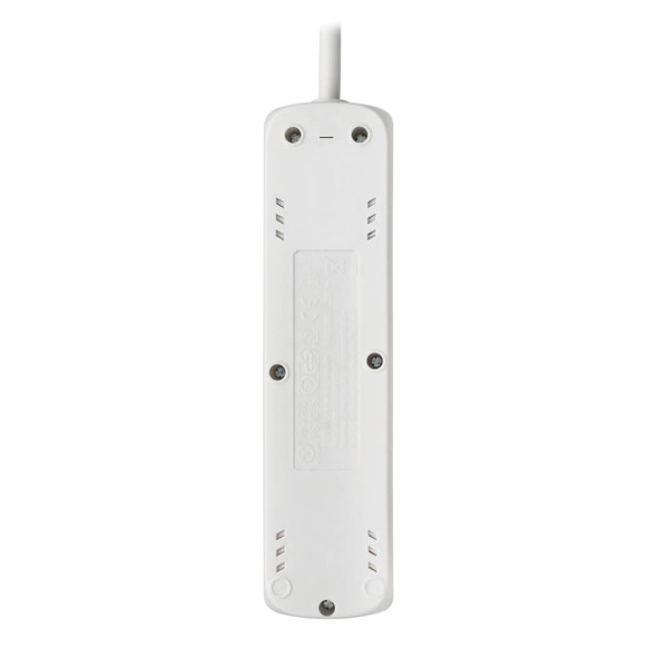 Tripp Lite PS3G15 3-Outlet Power Strip - German Type F Schuko Outlets, 220-250V, 16A, 1.5 m Cord, Schuko Plug, White PS3G15 037332251619