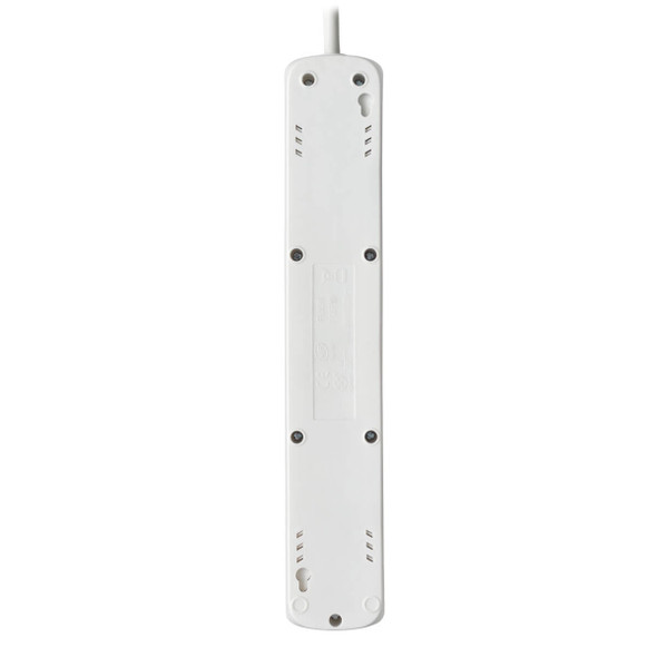 Tripp Lite PS5F15 5-Outlet Power Strip - French Type E Outlets, 220-250V AC, 16A, 1.5 m Cord, Type E Plug, White PS5F15 037332251558