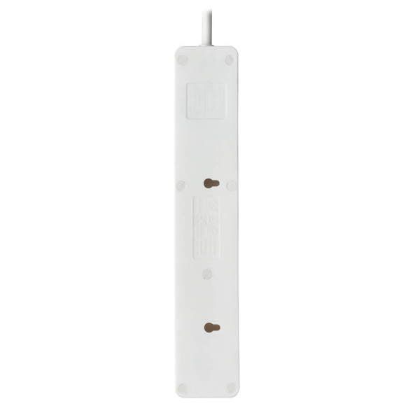 Tripp Lite PS4B18 4-Outlet Power Strip - British BS1363A Outlets, 220-250V AC, 13A, 1.8 m Cord, BS1363A Plug, White PS4B18 037332250247