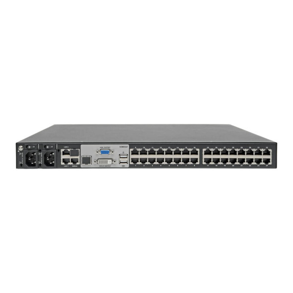 Tripp Lite B064-032-01-IPG NetDirector 32-Port Cat5 KVM over IP Switch - Virtual Media, 1 Remote + 1 Local User, 1U Rack-Mount, TAA B064-032-01-IPG 037332236340