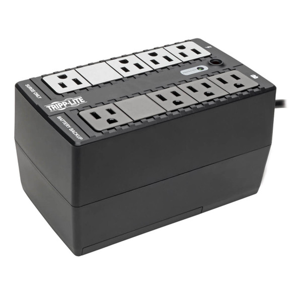 Tripp Lite 120V 500VA 260W Standby UPS, 8 Outlets (NEMA 5-15R), 5-15P Plug, 5 ft. Cord, Desktop/Wall Mount BC500 037332237880