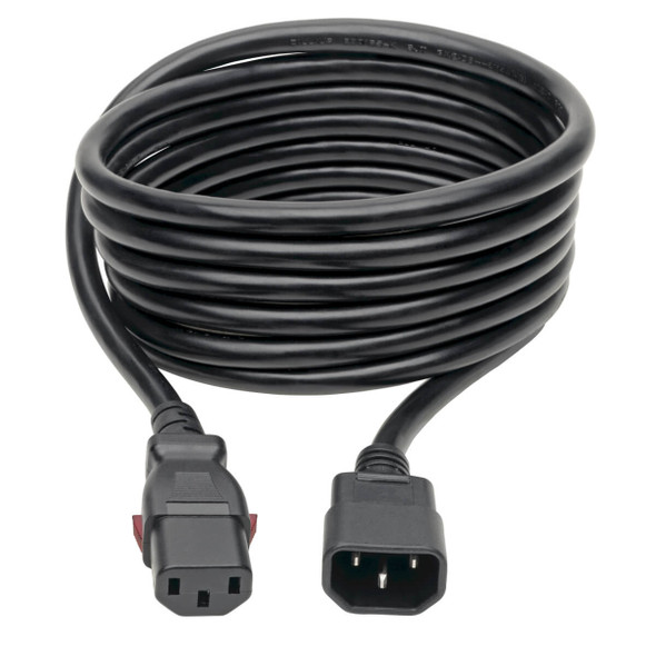 Tripp Lite P005-L10 Heavy-Duty PDU Power Cord, Locking C13 to C14 - 15A, 250V, 14 AWG, 10 ft. (3.05 m) P005-L10 037332218100