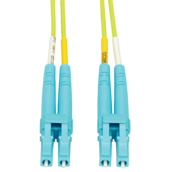 Tripp Lite N820-25M-OM5 100G Duplex Multimode 50/125 OM5 LSZH Fiber Optic Cable (LC/LC), Lime Green, 25 m N820-25M-OM5 037332224286