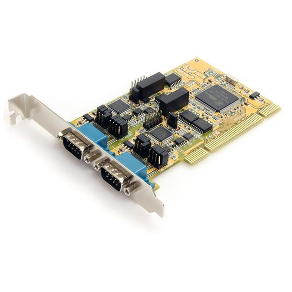 StarTech.com 2 Port RS232/422/485 PCI Serial Adapter Card w/ ESD Protection PCI2S232485I 065030840408