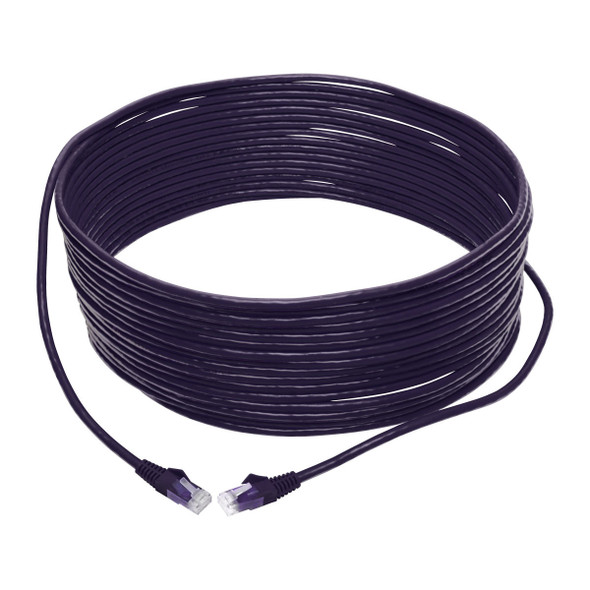 Tripp Lite N201-050-PU Cat6 Gigabit Snagless Molded (UTP) Ethernet Cable (RJ45 M/M), Purple, 50 ft. (15.24 m) N201-050-PU 037332204943