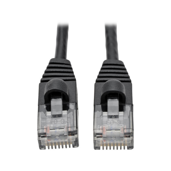 Tripp Lite N261-S05-BK Cat6a 10G Snagless Molded Slim UTP Ethernet Cable (RJ45 M/M), Black, 5 ft. (1.52 m) N261-S05-BK 037332203885