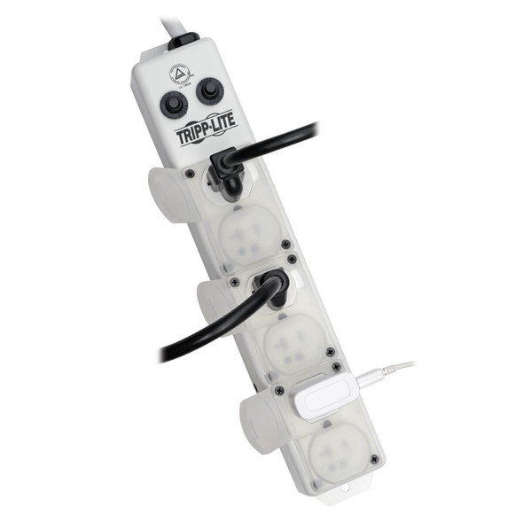 Tripp Lite For Patient-Care Vicinity - UL 1363A Medical-Grade Power Strip, 6 20A Hospital-Grade Outlets, Safety Covers, 7 ft. Cord PS607HG20AOEM 037332203656