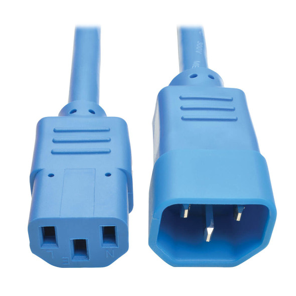 Tripp Lite P004-006-ABL PDU Power Cord, C13 to C14 - 10A, 250V, 18 AWG, 6 ft. (1.83 m), Blue P004-006-ABL 037332198891