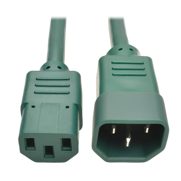 Tripp Lite P004-003-AGN PDU Power Cord, C13 to C14 - 10A, 250V, 18 AWG, 3 ft. (0.91 m), Green P004-003-AGN 037332198846