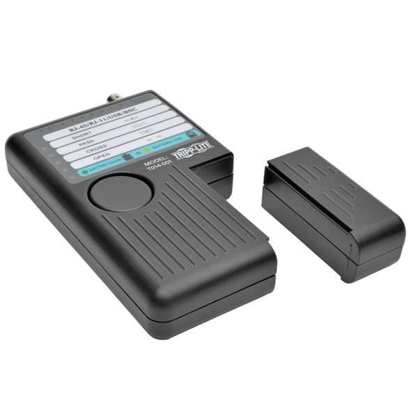 Tripp Lite T014-001 Network Cable Continuity Tester for Cat 5/Cat6/Cat6a, Phone, USB and Coax Cable Assemblies T014-001 037332189929