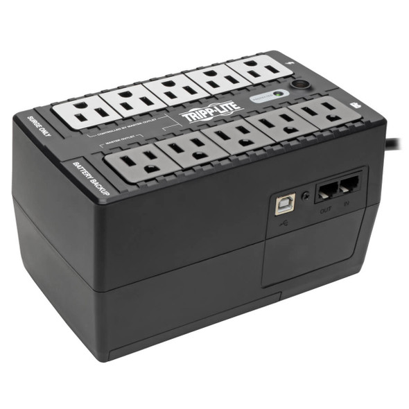 Tripp Lite ECO650UPSM uninterruptible power supply (UPS) Standby (Offline) 0.65 kVA 325 W 10 AC outlet(s) ECO650UPSM 037332183651