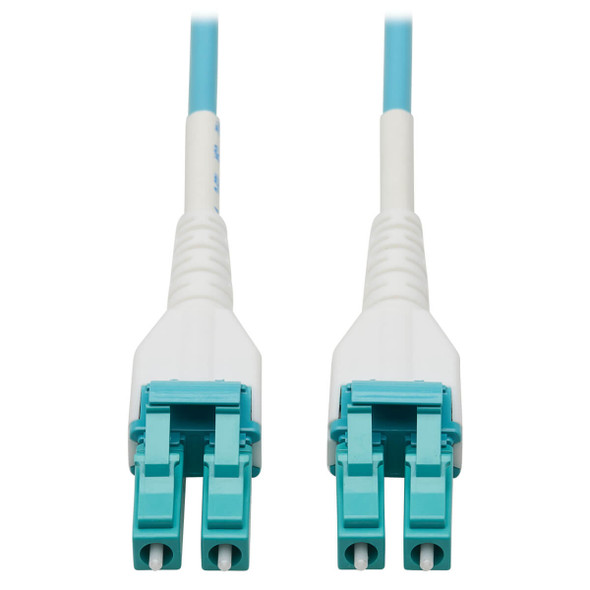 Tripp Lite N821-50M-AQ-AR 100G Duplex Multimode 50/125 OM4 Armored Fiber Optic Cable (LC/LC Duplex M/M), LSZH, Aqua, 50 m (164 ft.) N821-50M-AQ-AR 037332264367