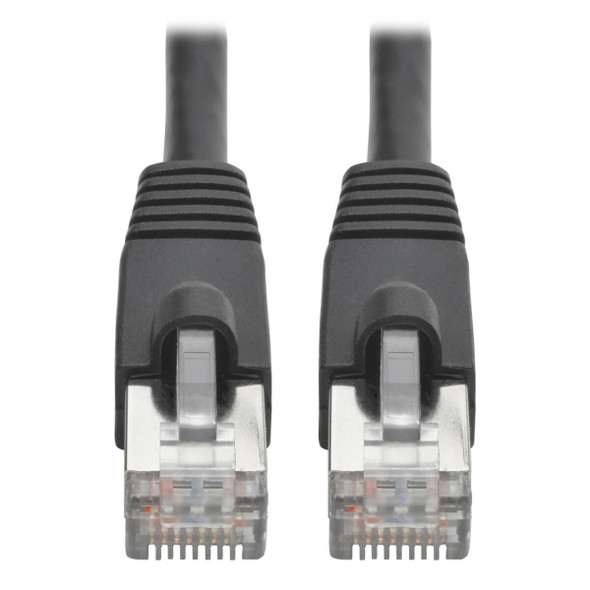 Tripp Lite N262-004-BK Cat6a 10G-Certified Snagless Shielded STP Ethernet Cable (RJ45 M/M), PoE, Black, 4 ft. (1.22 m) N262-004-BK 037332256676