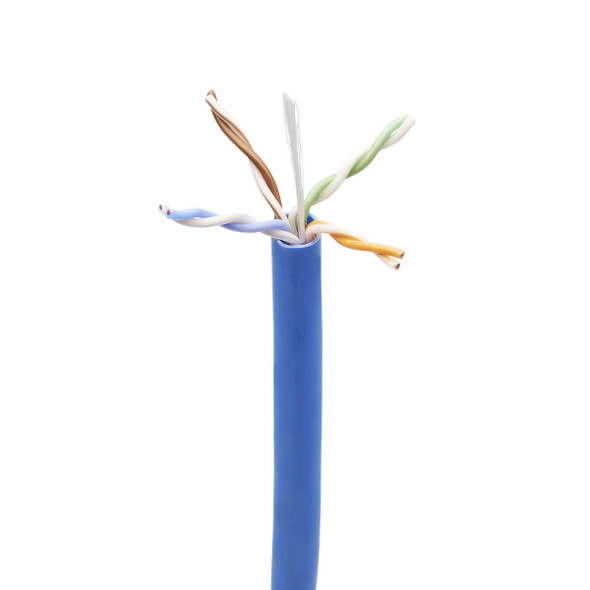 Tripp Lite N224-01K-BL-LP5 Cat6 Gigabit Solid Core UTP Bulk Ethernet Cable, CMP-LP 0.5A Plenum, 100W PoE/PoE++, Blue, 1000 ft. (304.8 m) N224-01K-BL-LP5 037332247940