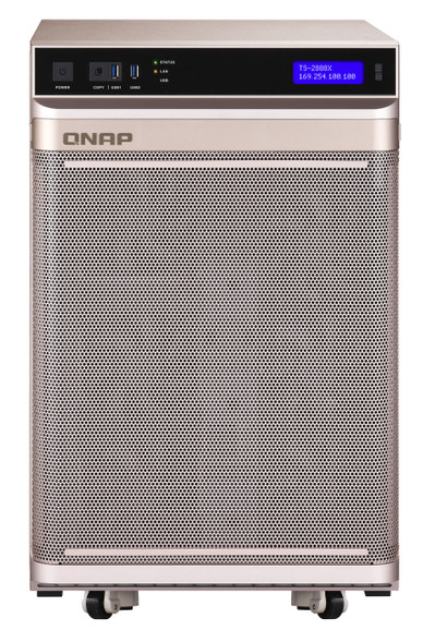 QNAP TS-2888X NAS Tower Ethernet LAN Copper W-2145 TS-2888X-W2145-256G-US 885022016921
