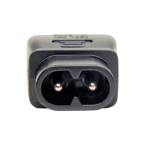 Tripp Lite P003-000 Power Cord Adapter, C8 to C13 - 10A, 125V, Black P003-000 037332217967