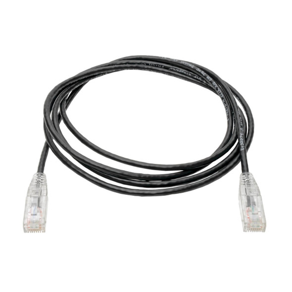 Tripp Lite N201-S05-BK Cat6 Gigabit Snagless Slim UTP Ethernet Cable (RJ45 M/M), Black, 5 ft. (1.52 m) N201-S05-BK 037332226167