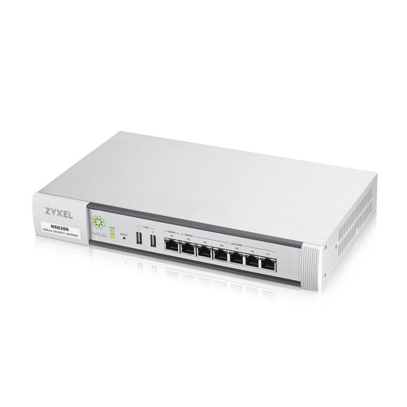 Zyxel NSG200 gateway/controller 10, 100, 1000 Mbit/s NSG200 760559125332