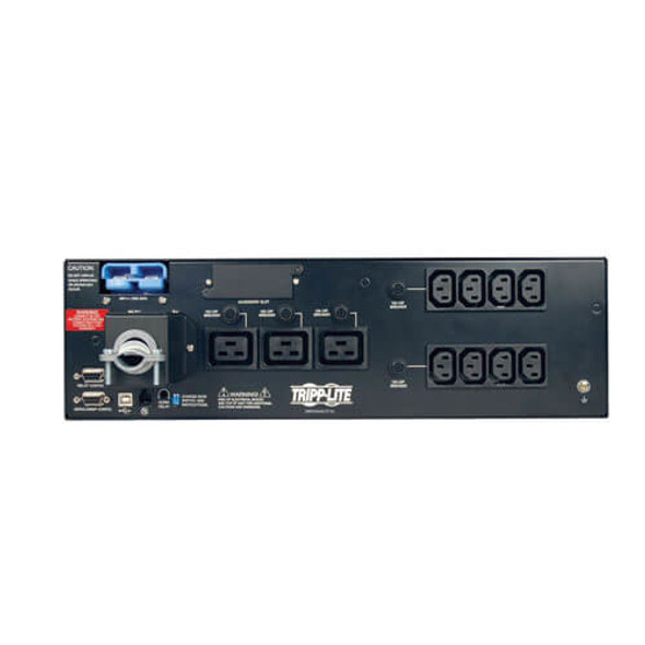 Tripp Lite SMX5000XLRT3U SmartPro 230V 5kVA 3.75kW Line-Interactive Sine Wave UPS, 3U, Extended Run, Network Card Options, USB, DB9 SMX5000XLRT3U 037332121455
