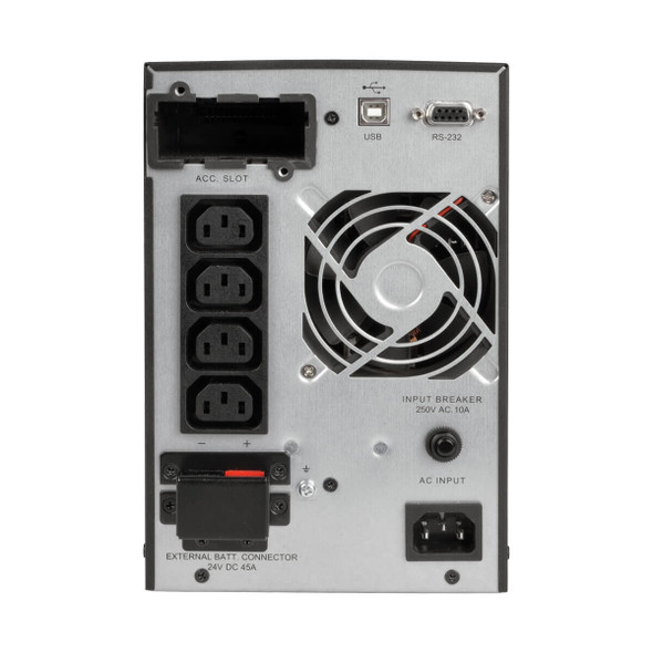 Tripp Lite SUINT1000XLCD SmartOnline 230V 1kVA 900W On-Line Double-Conversion UPS, Tower, Extended Run, Network Card Options, LCD, USB, DB9 SUINT1000XLCD 037332190659