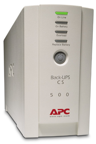 APC Back-UPS Standby (Offline) 0.5 kVA 300 W 4 AC outlet(s) BK500EI 731304016359