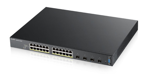 Zyxel XGS2210-28HP Managed L2 Gigabit Ethernet (10/100/1000) Power over Ethernet (PoE) 1U Black XGS2210-28HP 760559123475