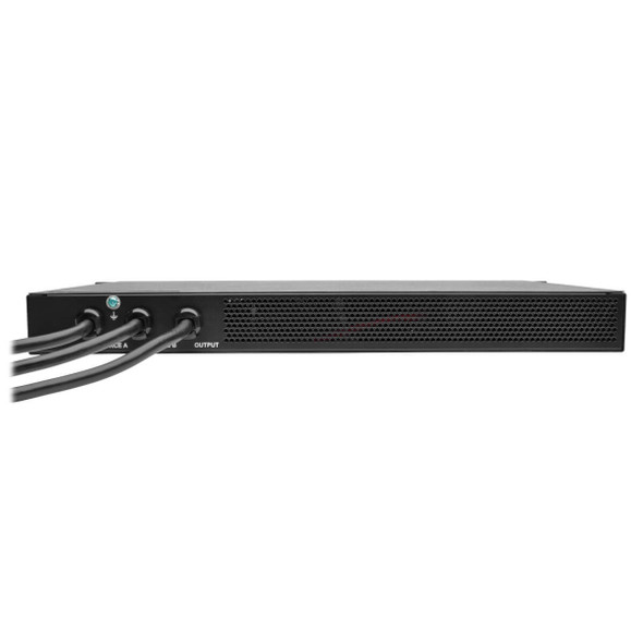 Tripp Lite 3.3/3.8kW Single-Phase 208/240V ATS/Monitored PDU, L6-20R Outlet, 2 L6-20P Inputs, 1U Rack-Mount PDUMNH20HVAT 037332187932