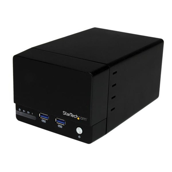 StarTech.com USB 3.0 Dual 3.5in SATA III Hard Drive RAID Enclosure with Fast Charge USB Hub & UASP S352BU33HR 065030858052