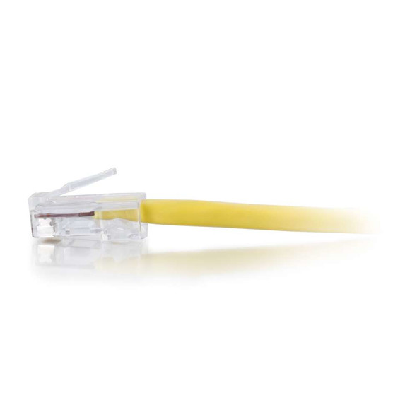 C2G 6" Cat6 networking cable Yellow 0.15 m U/UTP (UTP) 00966 757120009665