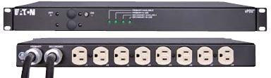 Eaton PWATSS515002 power distribution unit (PDU) 8 AC outlet(s) 1U Black PWATSS515002