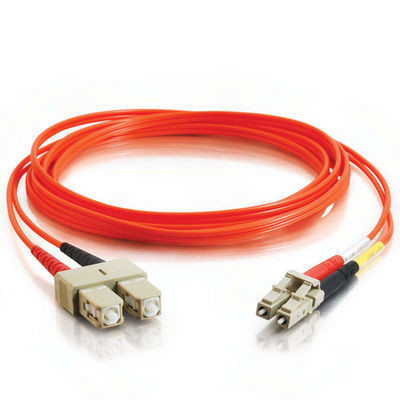 C2G 1m LC/SC fibre optic cable OFC Orange 11042 757120110422