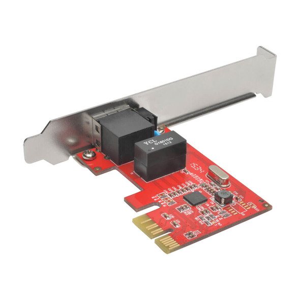 Tripp Lite PCE-1G-01 1-Port Gigabit Ethernet (GbE) PCI Express (PCIe) Card, Full Profile PCE-1G-01 037332193643