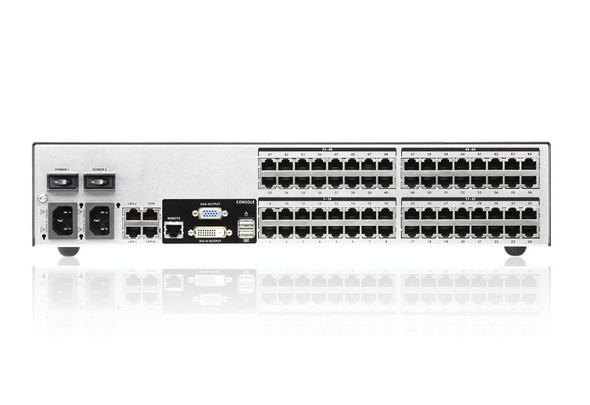 ATEN 64-Port 9-Bus KVM Over IP Switch, with Audio & Virtual Media Support KN8164V