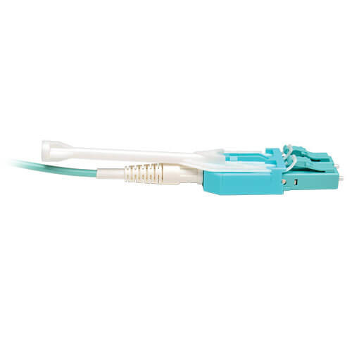 Tripp Lite N820-05M-T 10Gb Duplex Multimode 50/125 OM3 LSZH Fiber Patch Cable with Push/Pull Tab Connectors, (LC/LC) - Aqua, 5M (16 ft.) N820-05M-T 10037332184501