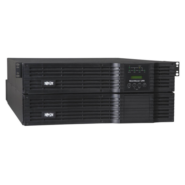 Tripp Lite SmartOnline 240/208/120V 8kVA 5.6kW On-Line Double-Conversion UPS, Extended Run, SNMP, Webcard, 4U Rack/Tower, Split-Phase input, Bypass Switch SU8000RT4U 037332136558