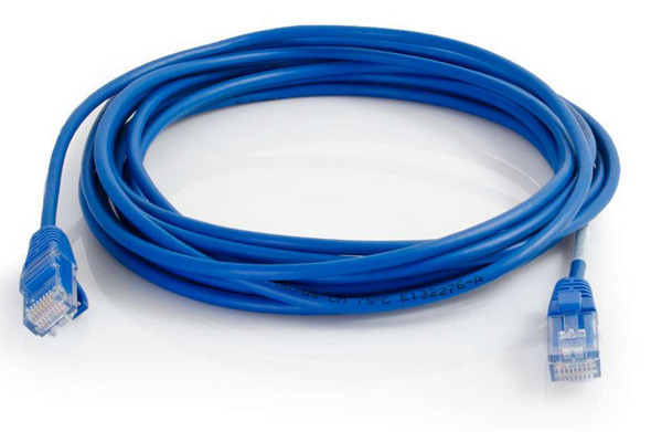 C2G 1ft. Cat5e UTP networking cable Blue 0.3 m U/UTP (UTP) 01018 757120010180
