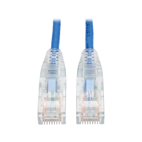 Tripp Lite N201-S04-BL Cat6 Gigabit Snagless Slim UTP Ethernet Cable (RJ45 M/M), Blue, 4 ft. (1.22 m) N201-S04-BL 037332193063