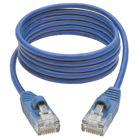Tripp Lite N001-S04-BL Cat5e 350 MHz Snagless Molded Slim (UTP) Ethernet Cable (RJ45 M/M) - Blue, 4 ft. (1.22 m) N001-S04-BL 037332192974