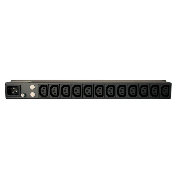 Tripp Lite PDU12IEC 1.9-3.8kW Single-Phase 120–240V Basic PDU, 14 Outlets (12 C13 & 2 C19), C20 16A Input, 1U Rack-Mount PDU12IEC 037332116253