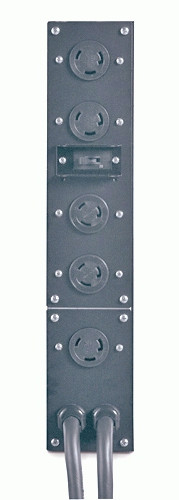 APC Service Bypass Panel - 200/208/240V power distribution unit (PDU) Black SBP5000RMT2U